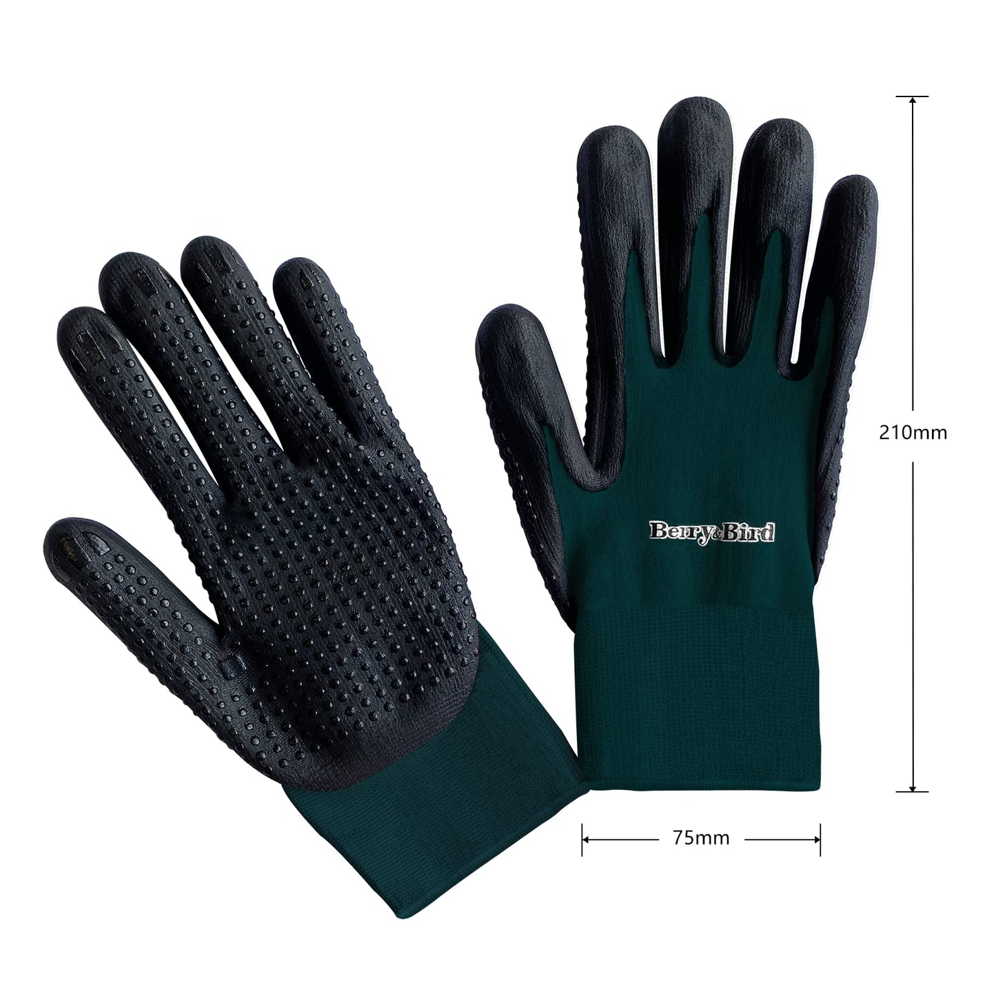 Garden Accessories Garden Glove for Men and Women with Micro Foam Coating (Green)
