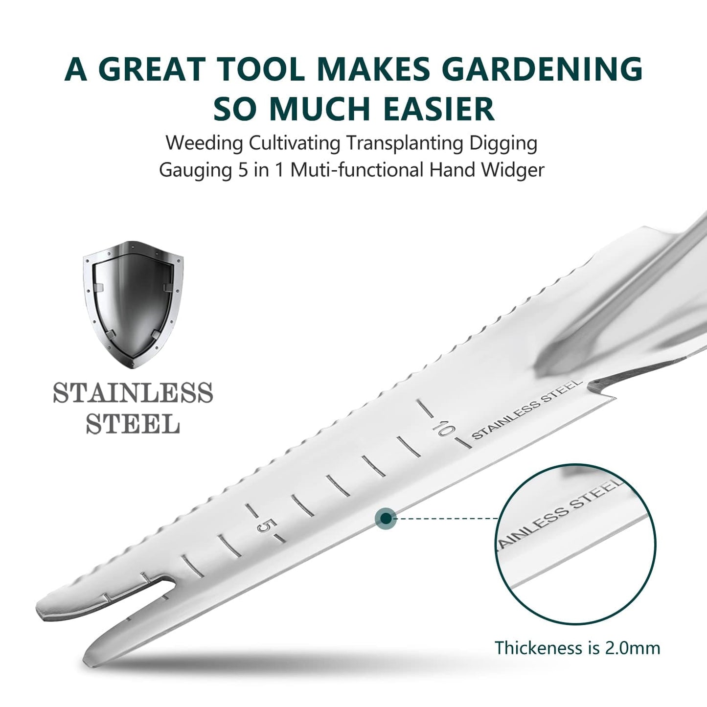 Garden Tools Weeding Tool Multifunctional Manual Weed Puller & Digging Knife
