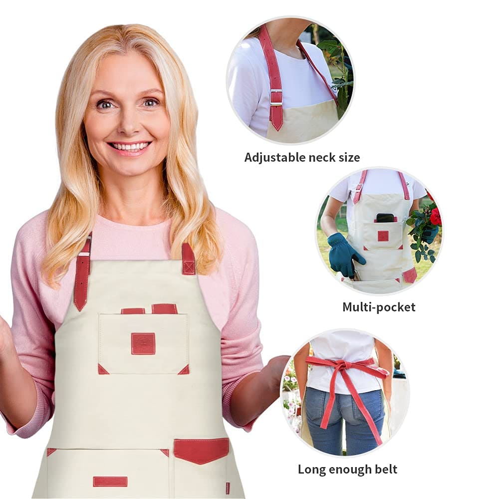 Waterproof Aprons with Pockets for Women & Men