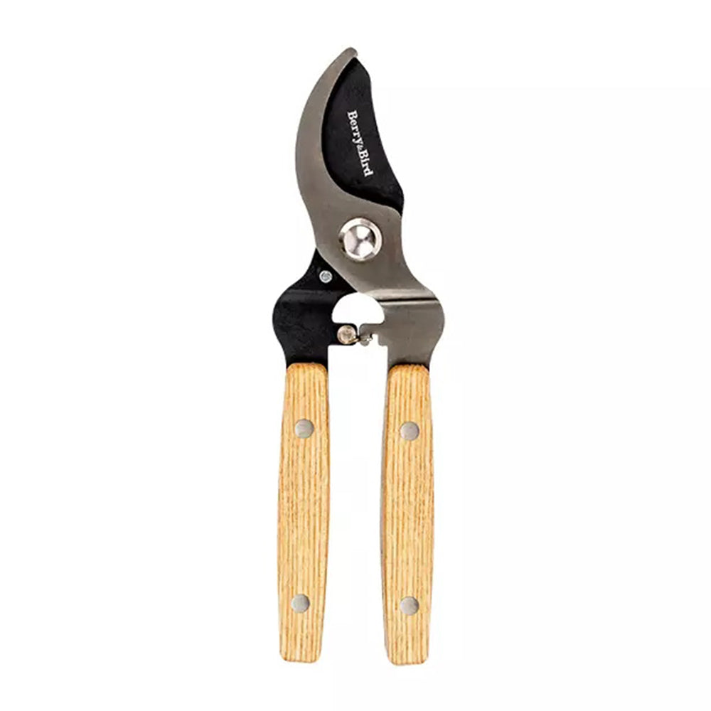Garden Shears Wood Handle Pruning Shears 7 68 Inch With SK 5 Carbon St garden-shears-wood-handle-pruning-shears-7-68-inch-with-sk-5-carbon-st