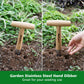 Garden Dibber with Wood Handle