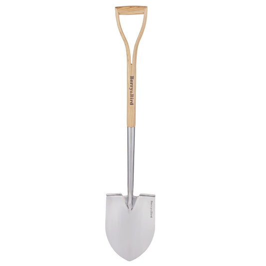 Garden Tools Spade Shovel Round Point Shovel 43 Inch with D-Handle Garden Shovel