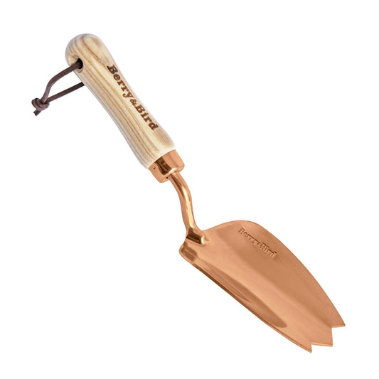 Garden Tool Hand Trowel Heavy Duty Stainless Steel Small Flower Shovel (Rose Gold)